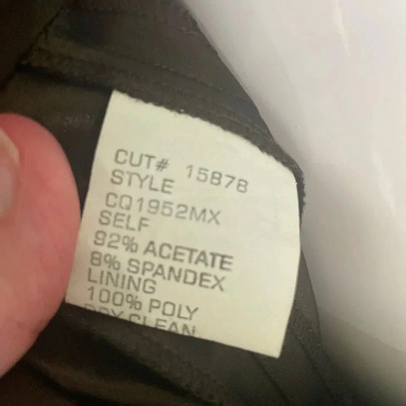 Tadashi Shoji Collection Brown Formal Fit and Flare Dress. Size 4 - Picture 6 of 15